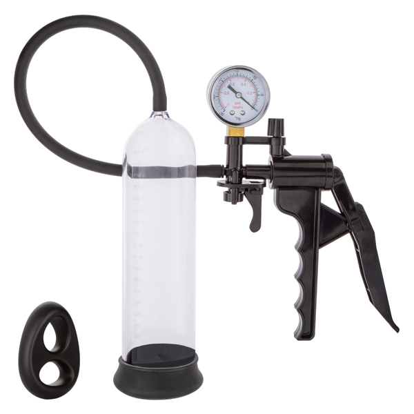 Peak Magnified Gauged Pump System - Black