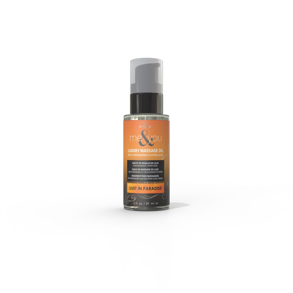 Me and You Massage Oil Lust in Paradise 2oz Pheromone Infused