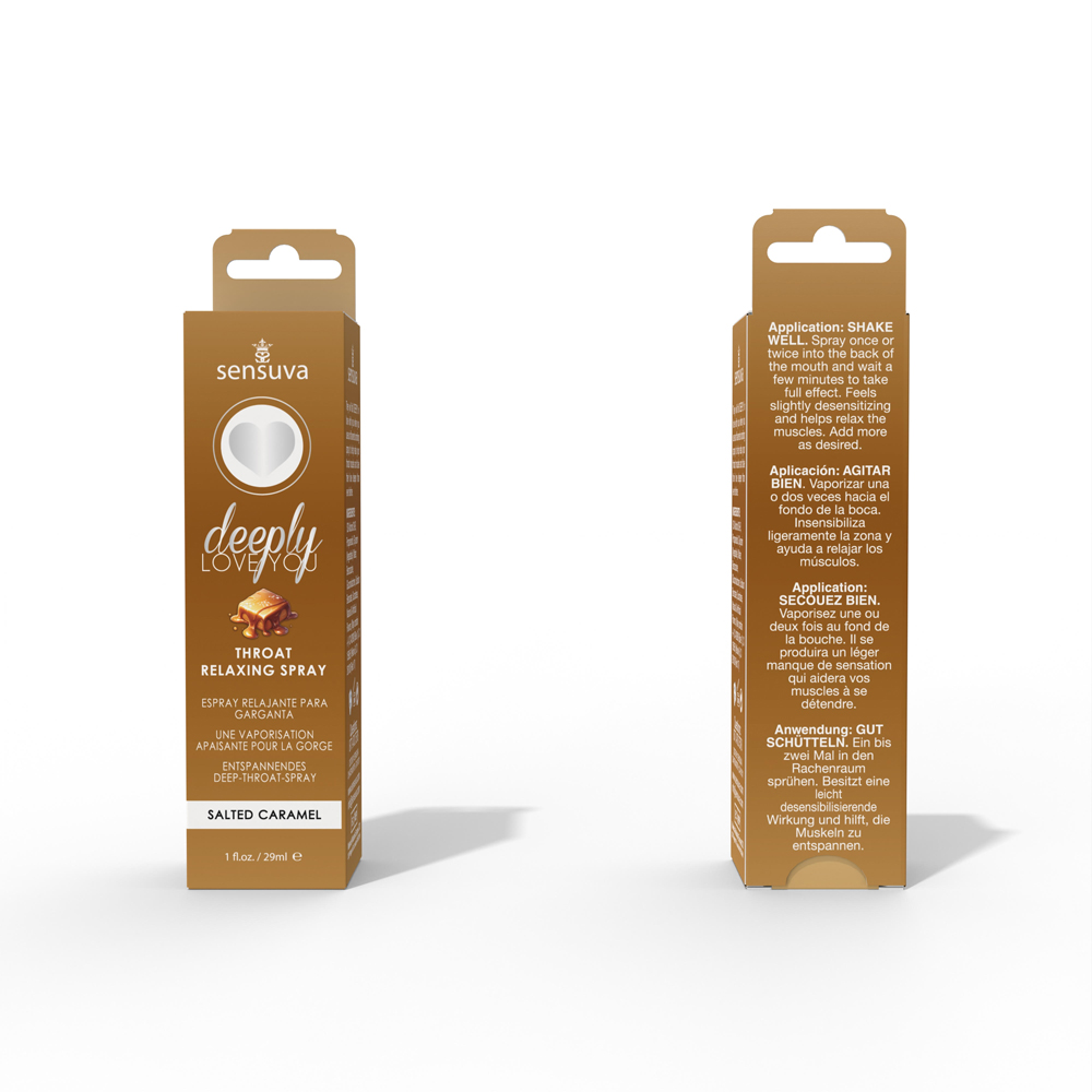 Deeply Love You Throat Relaxing Spray - Salted Caramel - 1 Fl. Oz.