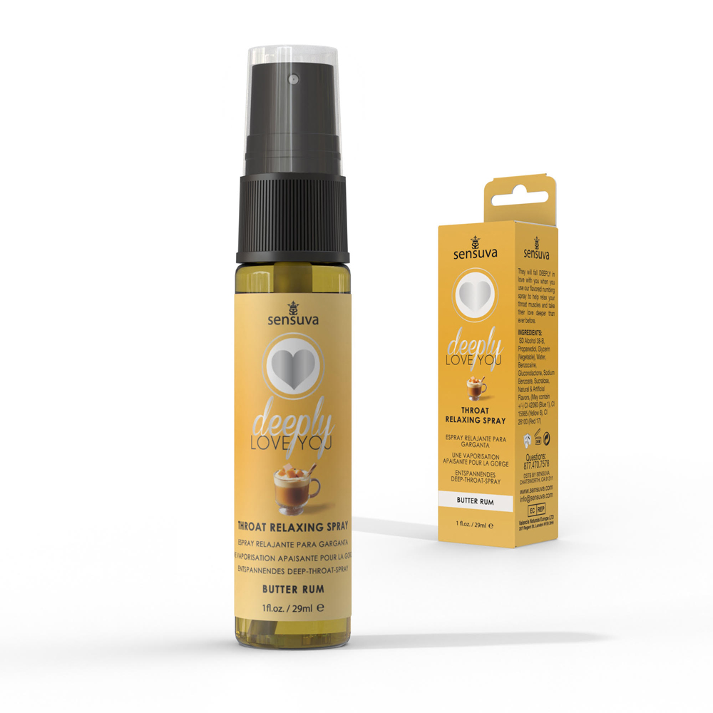 Deeply Love You Throat Relaxing Spray - Butter Rum - 1 Fl. Oz.