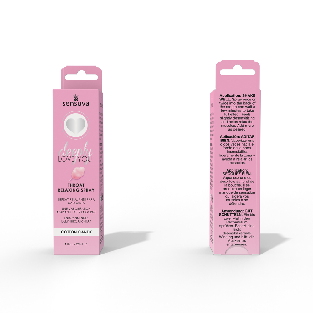 Deeply Love You Throat Relaxing Spray - 1 Fl. Oz. - Cotton Candy