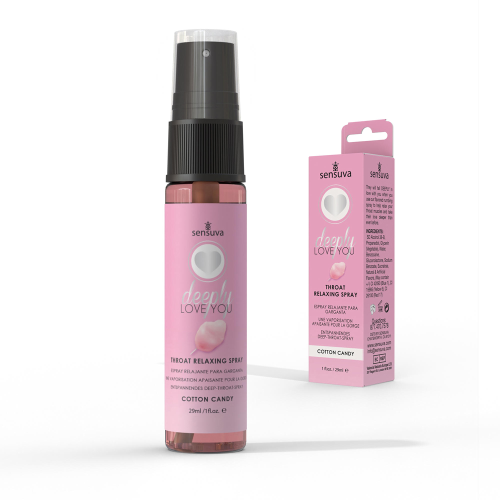 Deeply Love You Throat Relaxing Spray - 1 Fl. Oz. - Cotton Candy