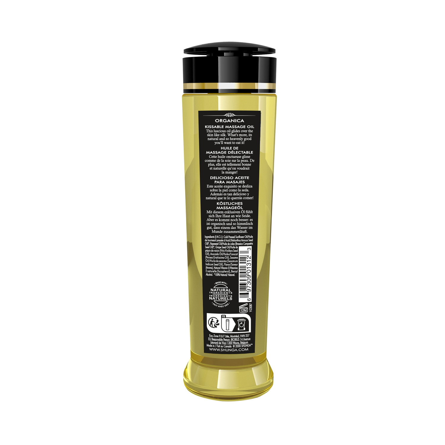 Organica Massage Oils - Almond Sweetness - 8 Fl. Oz.