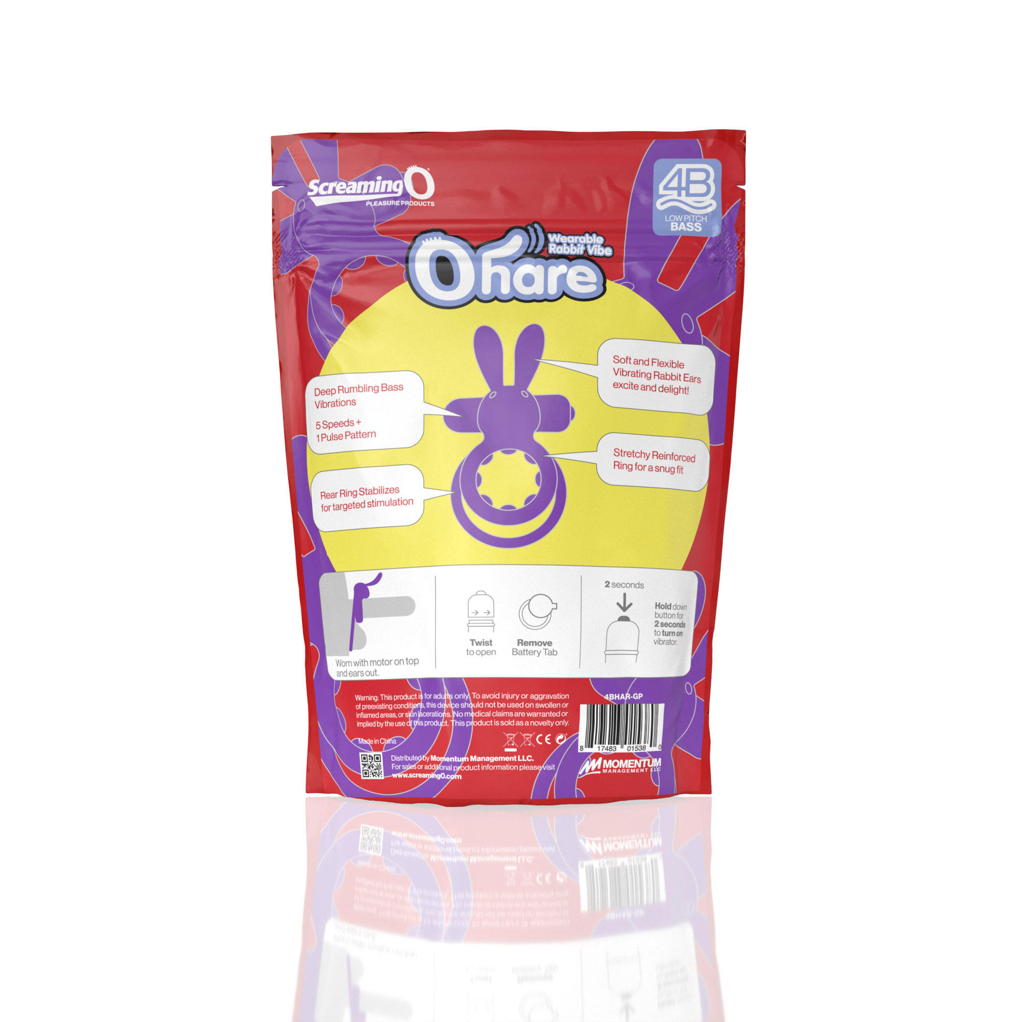 Screaming O 4b - Ohare Wearable Rabbit Vibe