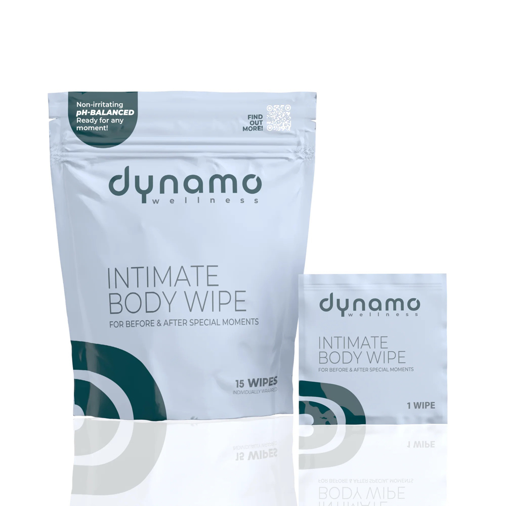 Dynamo Wellness Intimate Body Wipe - 15 Pack