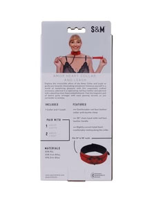 Amor Collar and Leash - Red