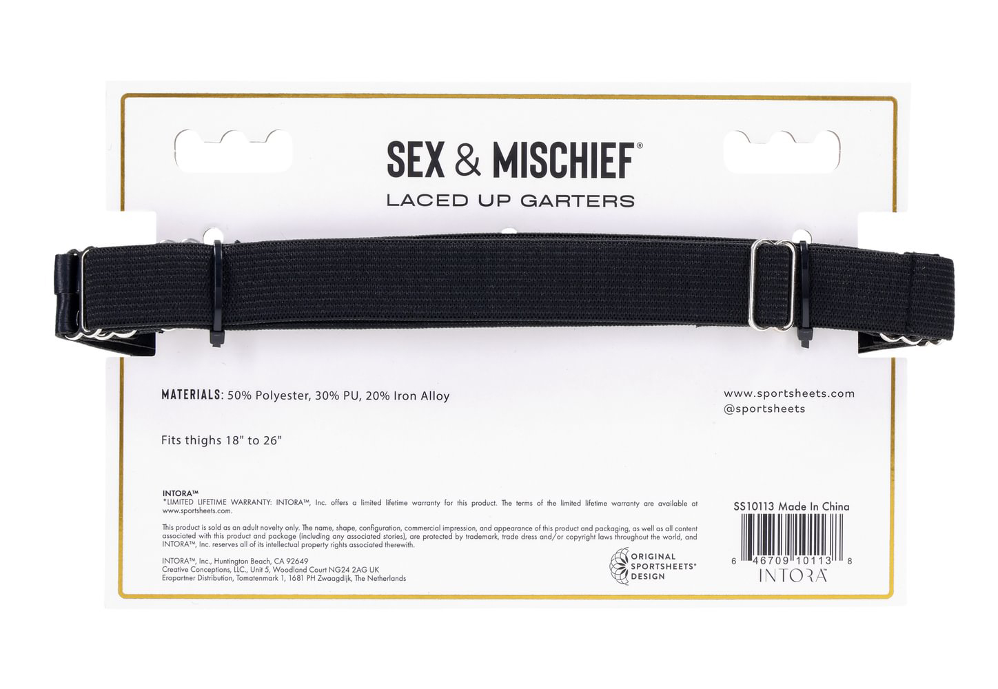 Laced Up Garters