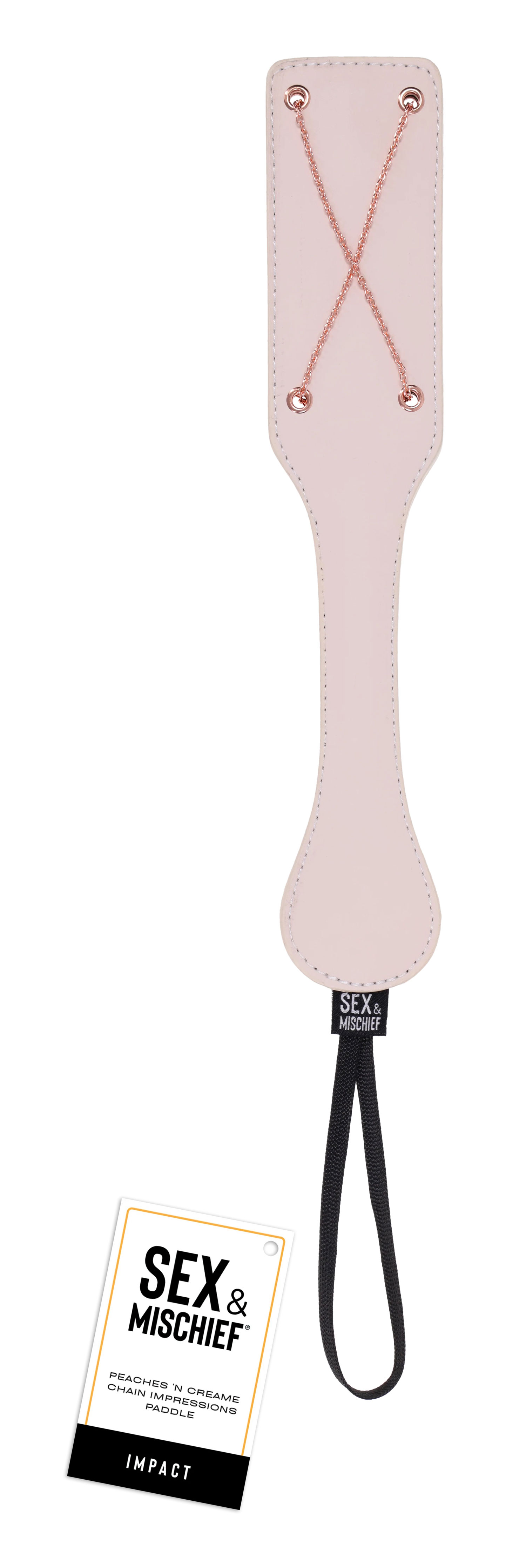 Peaches 'N Creame Chain Impressions Paddle - Peach