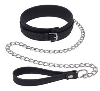Signature Midnight Muse Collar & Leash Black
