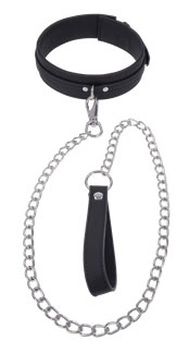 Signature Midnight Muse Collar & Leash Black