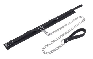 Signature Midnight Muse Collar & Leash Black