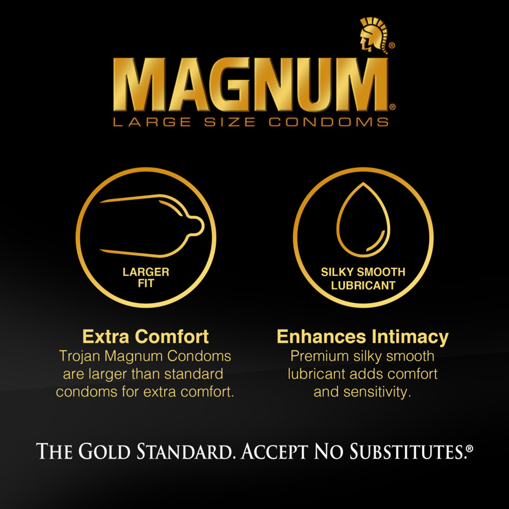 Trojan Magnum Thin - 3 Pack