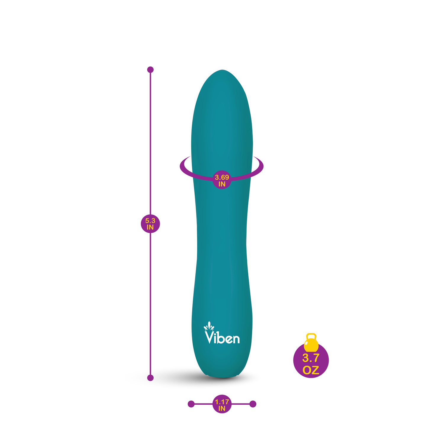 Vivacious Flexible Power Bullet - Ocean