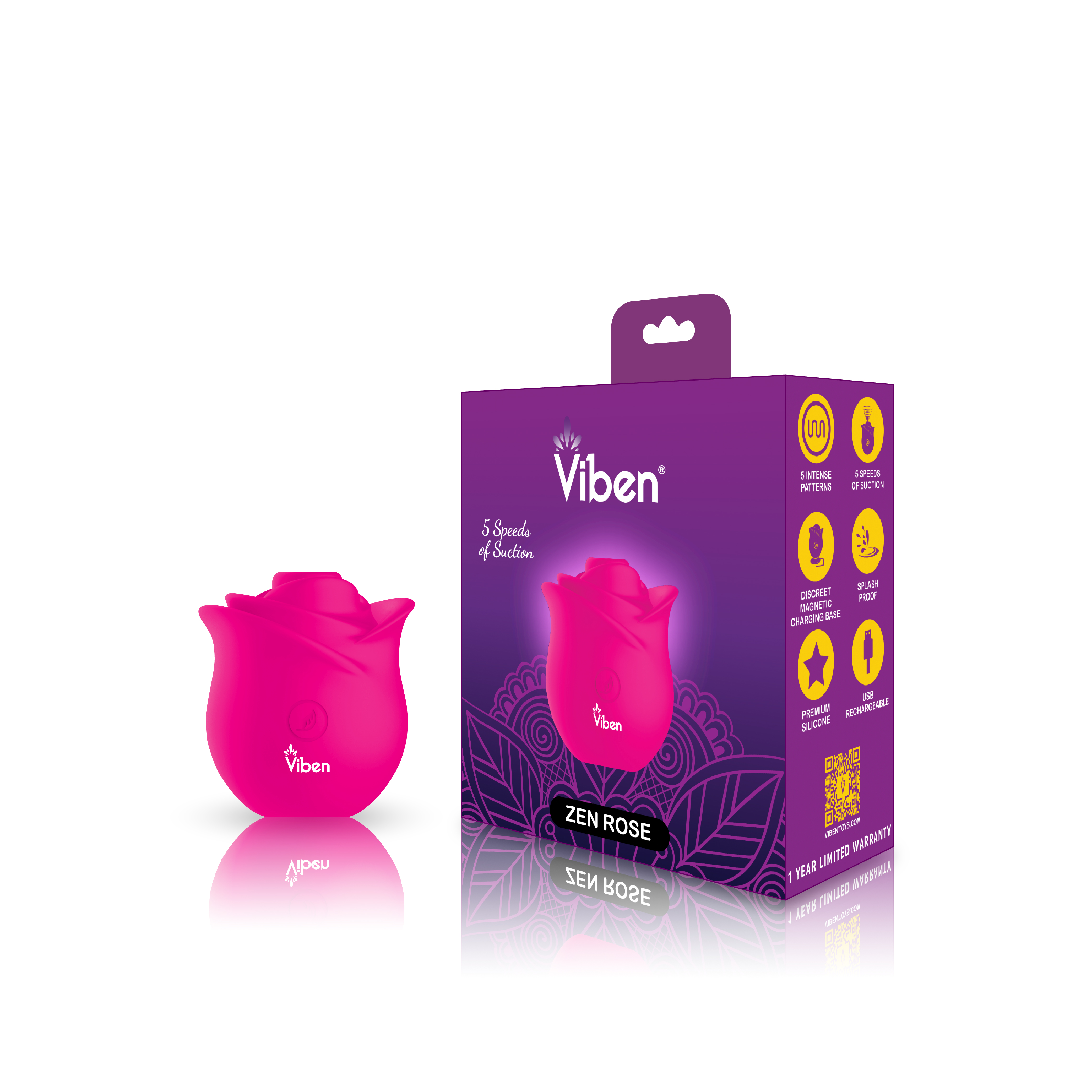 Zen Rose - Hot Pink