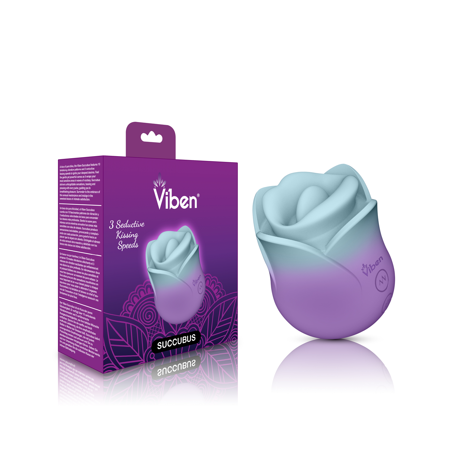 Succubus Vibrating Kissing Rose - Pixie Dust