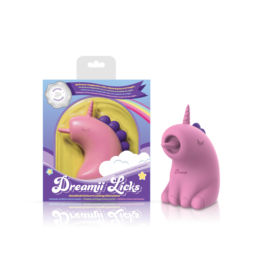 Dreamii Licks Licking Unicorn Stimulator - Mystical Pink