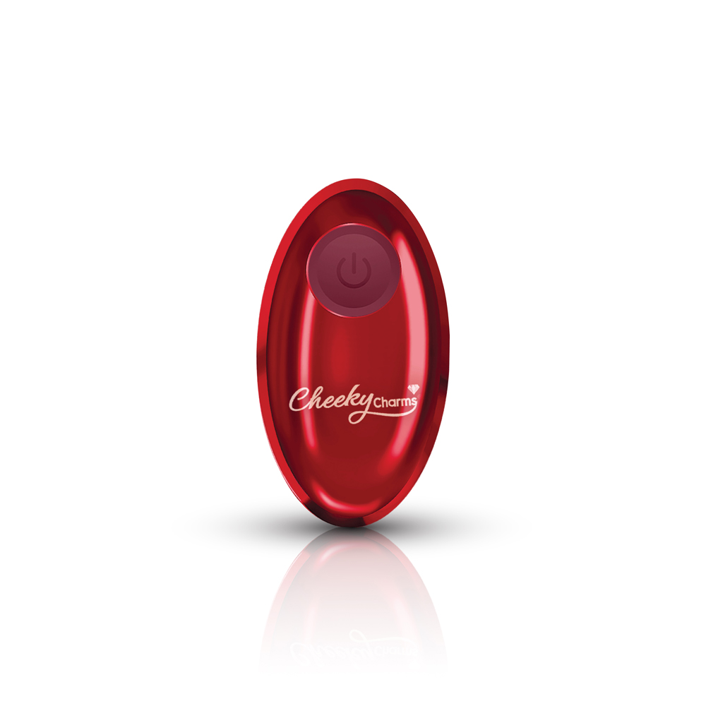 Vibrating Red Metal Remote Plug