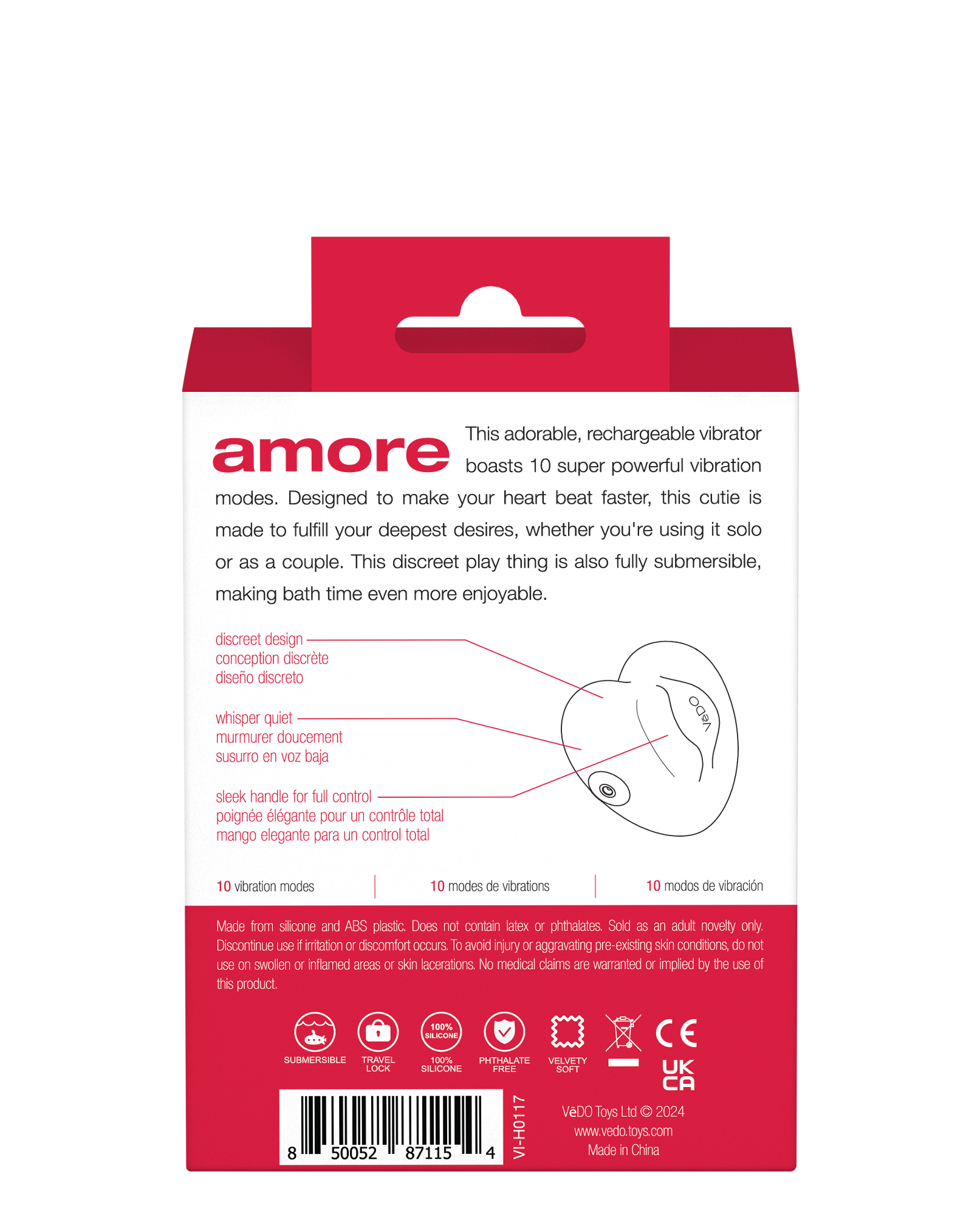 Amore Rechargeable Pleasure Vibe