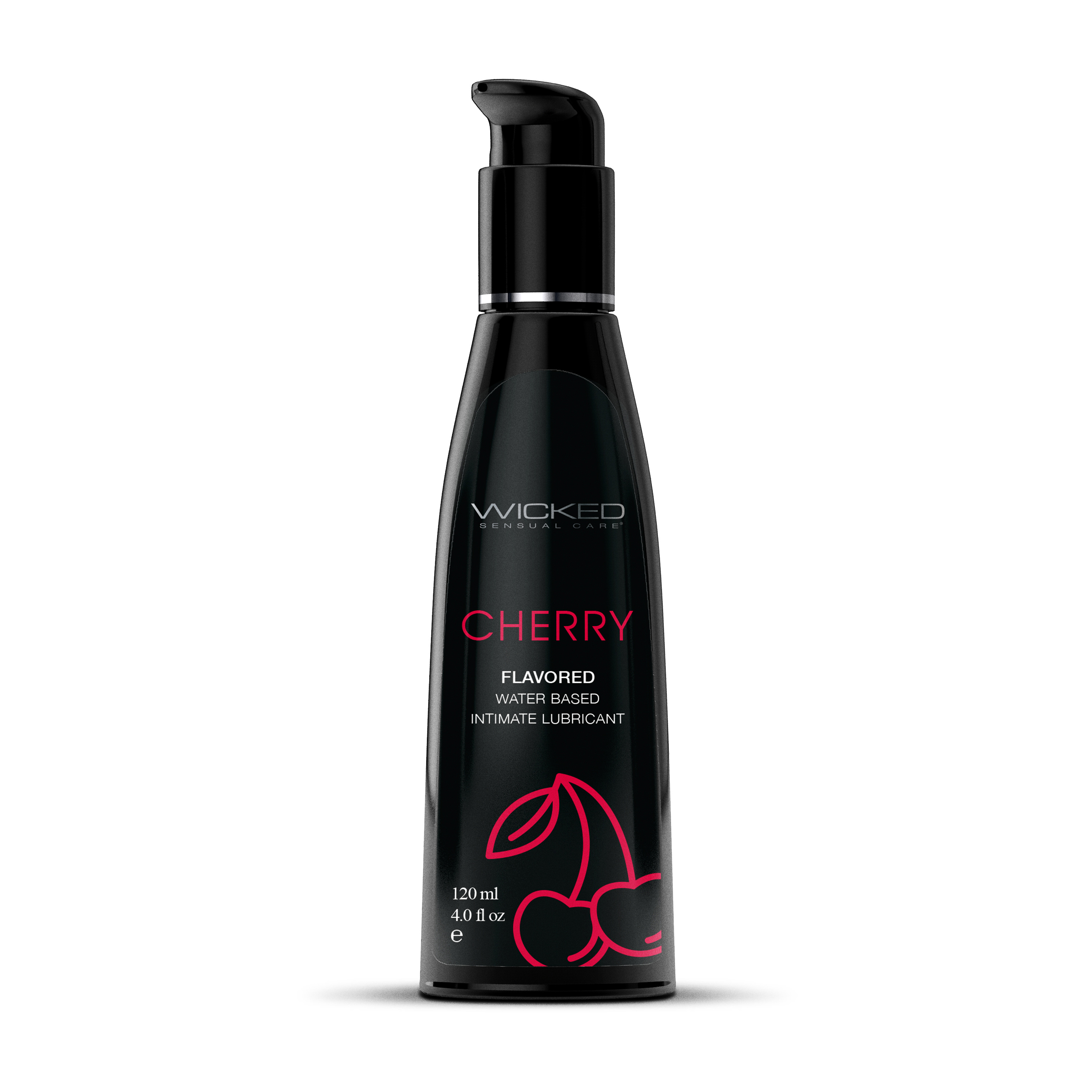 Aqua Cherry Flavored Water Based Intimate Lubricant - 4 Fl. Oz.