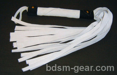 leather and suede bdsm floggers