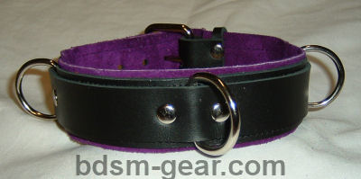 3 Ring Bondage Collar