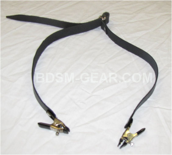 Nipple Clamps on Neck Strap