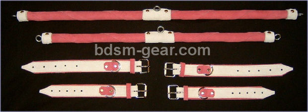 leather bondage cuffs spreaders binders and bdsm gear