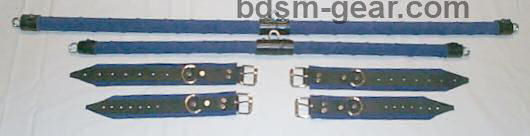 leather bondage cuffs spreaders binders and bdsm gear