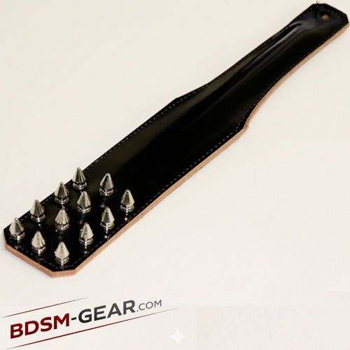  compact bdsm paddle with studded spikes for intense sensation 
