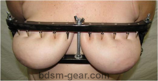 Spiked Breast Torture Vice