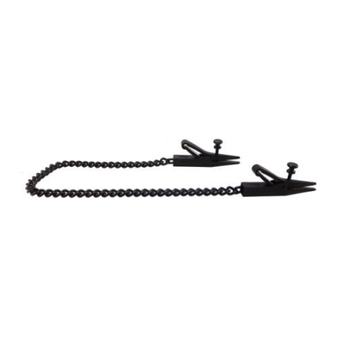 Adjustable Tapered To Point Black Nipple Clamps