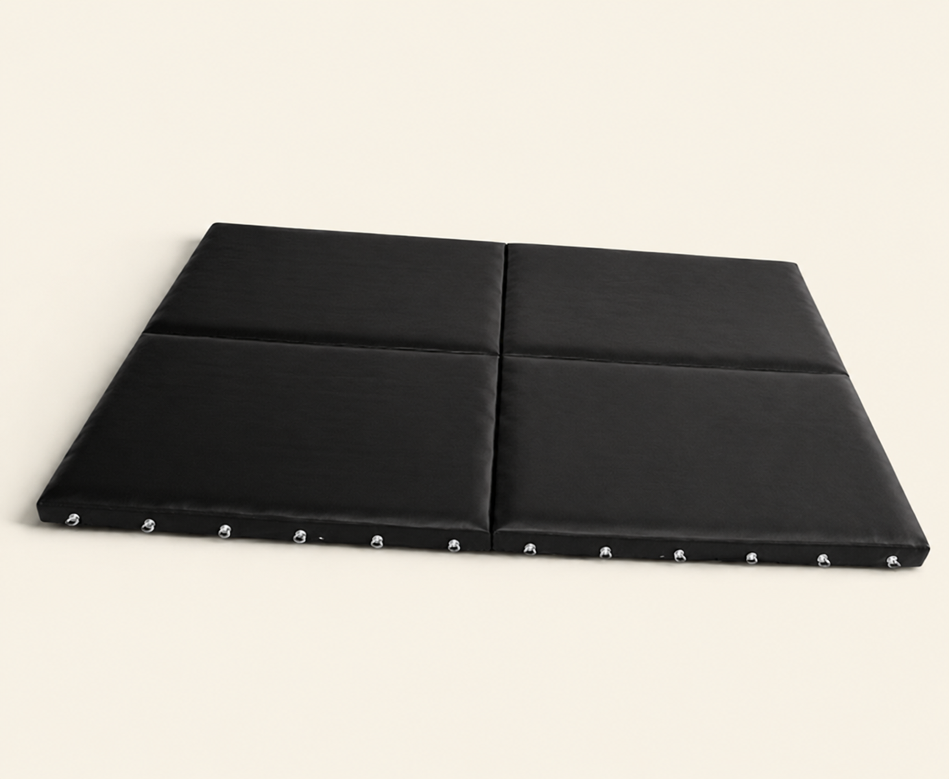 Portable bondage pad fully assembled for extreme restraint