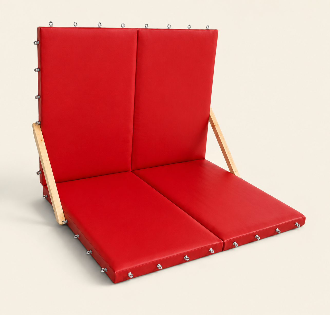 Padded bondage furniture for portable dungeon use