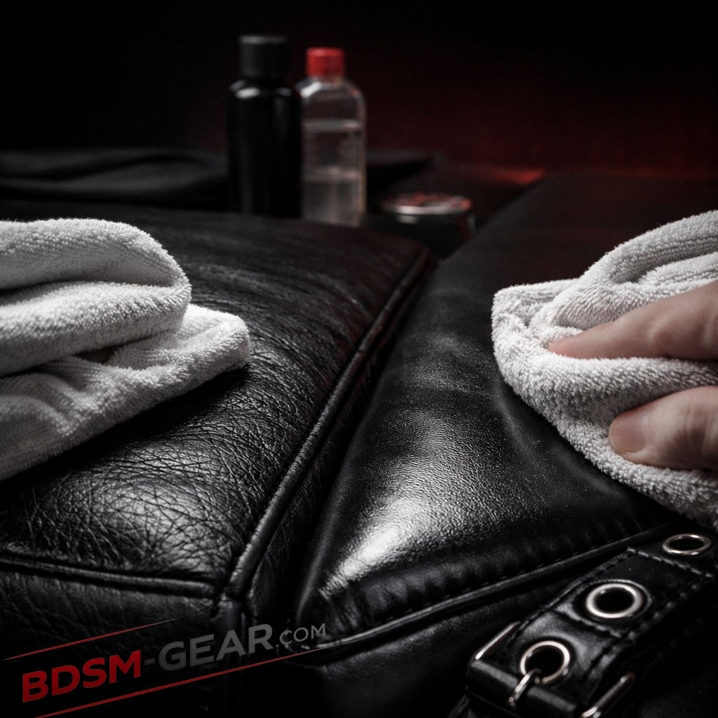 cleaning bondage furniture leather and vinyl surfaces