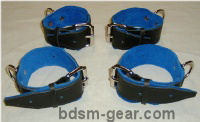 leather bondage cuffs spreaders binders and bdsm gear