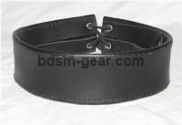 Victorian style leather BDSM choker