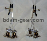 christmas bell nipple clamps