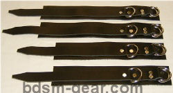 leather bondage cuffs spreaders binders and bdsm gear