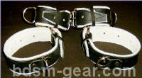 leather bondage cuffs spreaders binders and bdsm gear