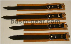 leather bondage cuffs spreaders binders and bdsm gear