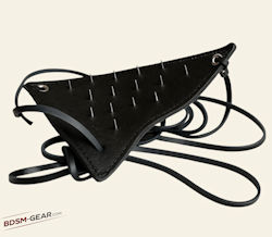 BDSM thong with needle-lined interior