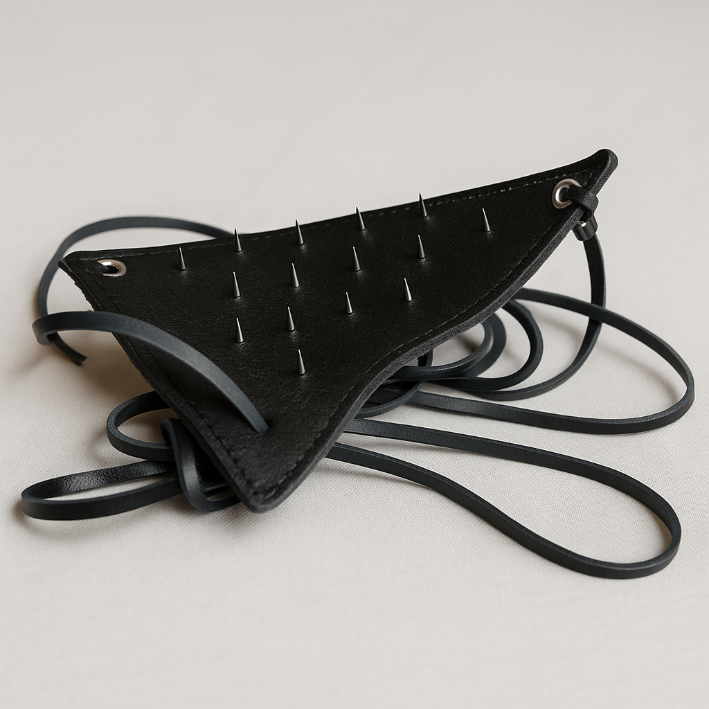 BDSM thong with needle-lined interior