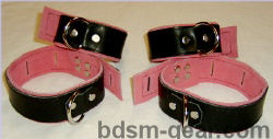 leather bondage cuffs spreaders binders and bdsm gear