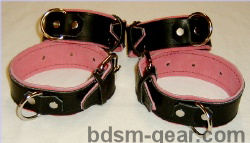 leather bondage cuffs spreaders binders and bdsm gear